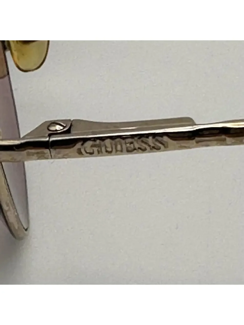 Vintage Guess Oval Prescription Sunglasses Frames Tortoiseshell Arms